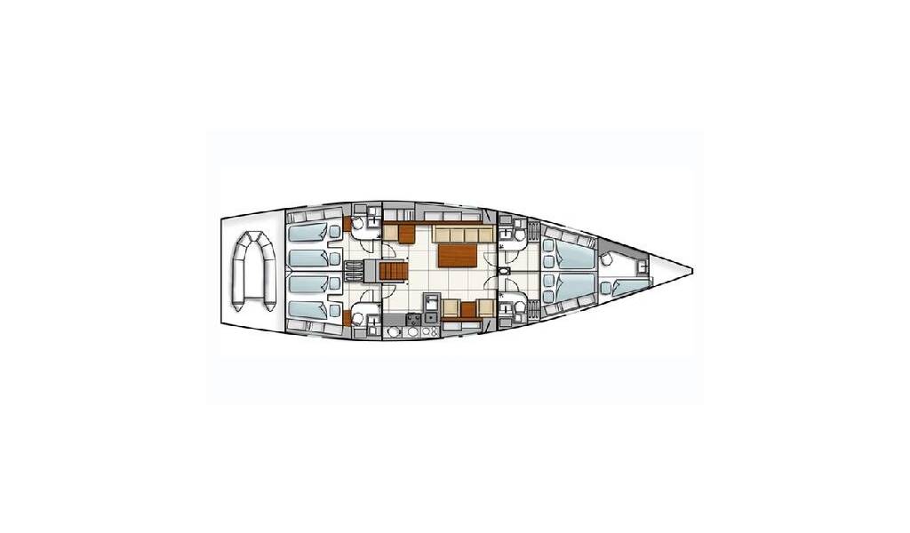 Segelyachten Hanse 540e Apollonis