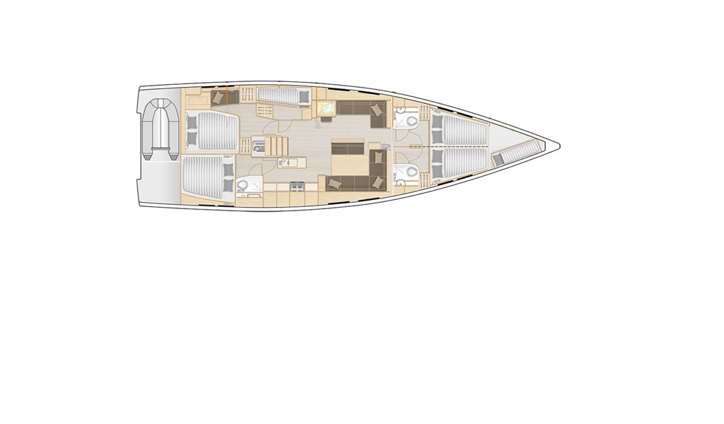 Segelyachten Hanse 548 Air King