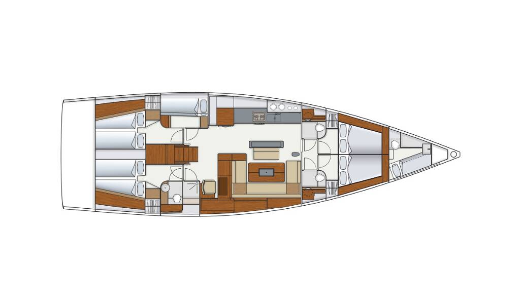 Sailing yacht Hanse 575 Star Princess