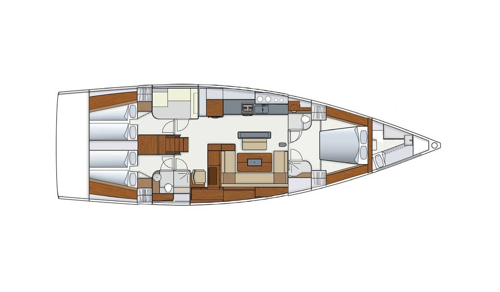 Sailing yacht Hanse 575 Vidar