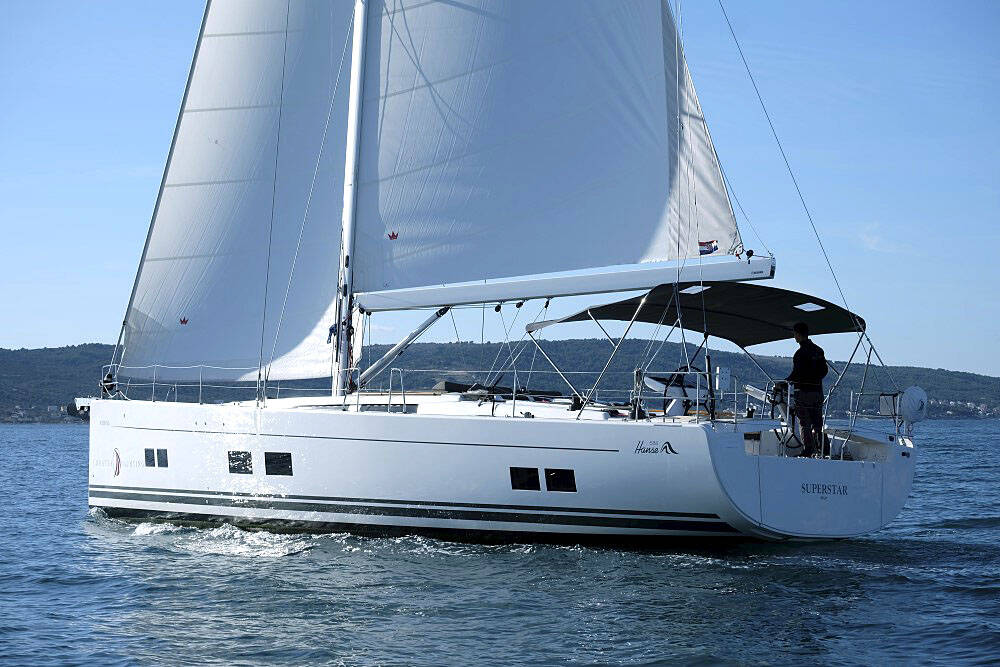 Sailing yacht Hanse 588 Superstar