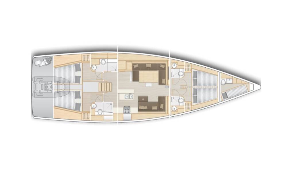 Segelyachten Hanse 588 Constanta