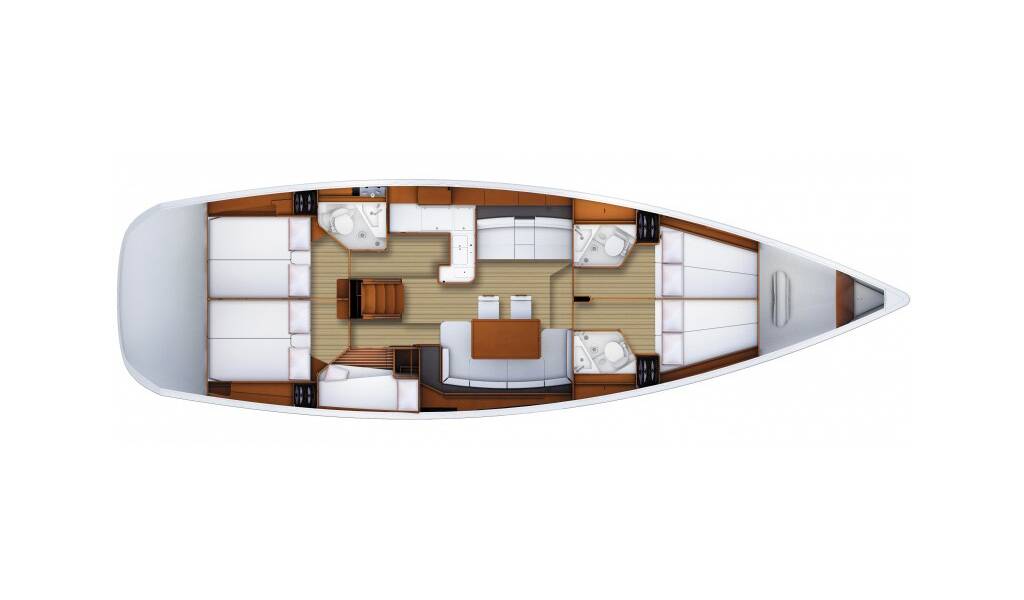 Sailing yacht Jeanneau 53 Zeus