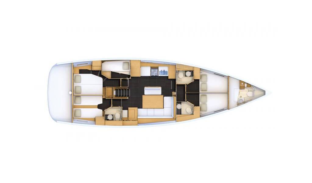 Sailing yacht Jeanneau 54 Duca del Sale