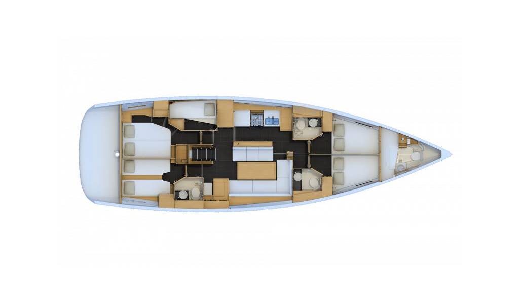 Sailing yacht Jeanneau 54 Mary-Lu