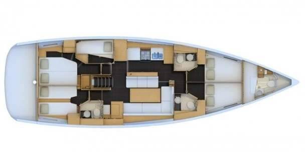 Sailing yacht Jeanneau 54 Sea Force