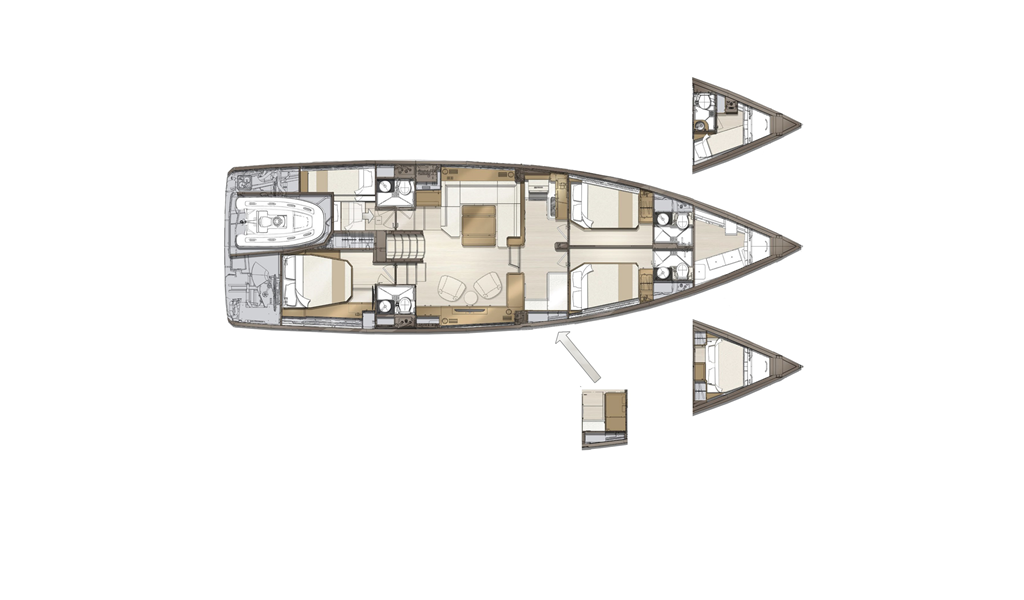 Sailing yacht Jeanneau 60 Proteus