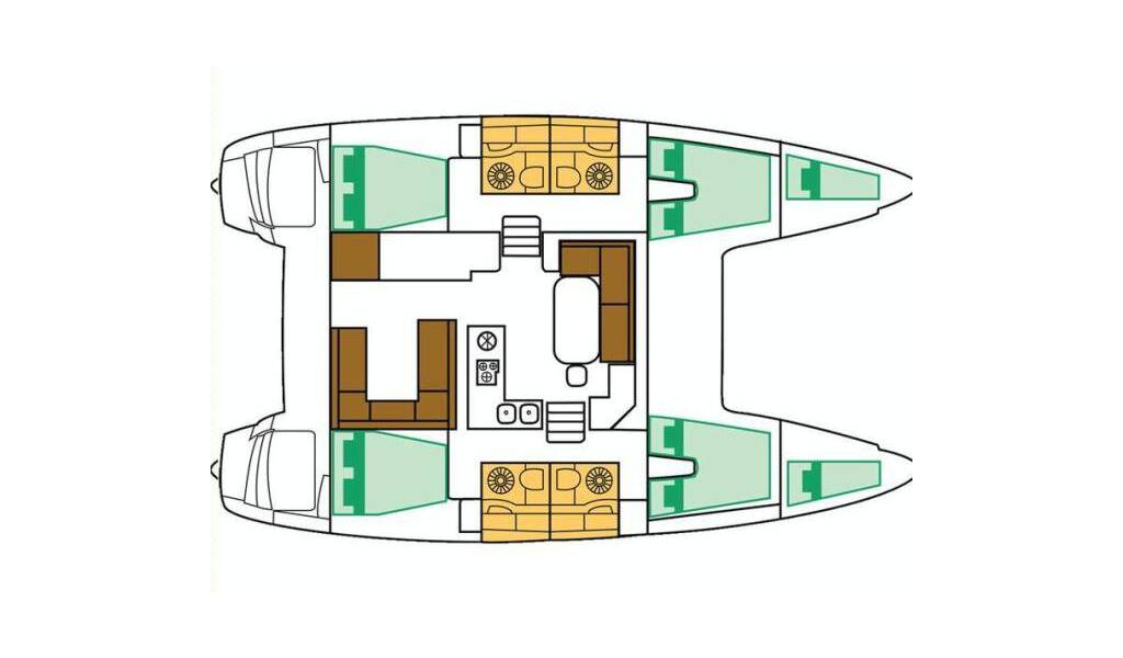 Catamaran Lagoon 400 S2 Tulip