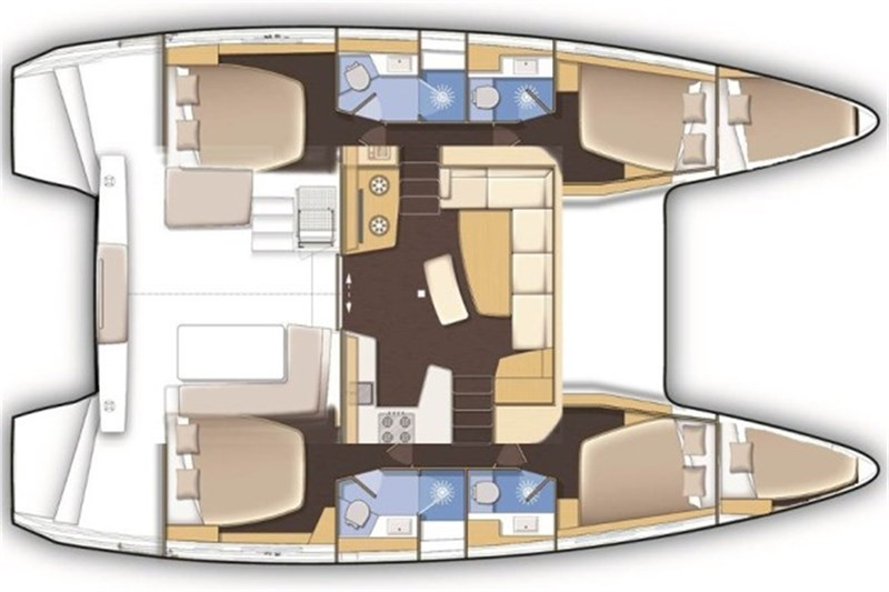 Catamaran Lagoon 42 Sail la Vie