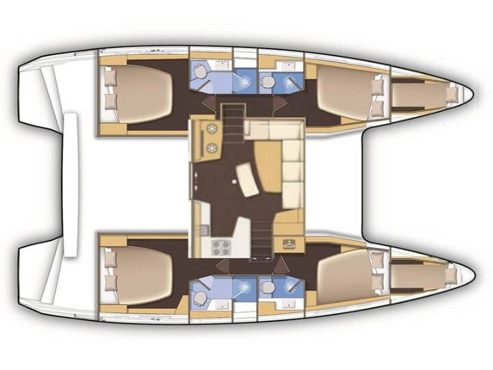 Catamaran Lagoon 42 Sail Proteus