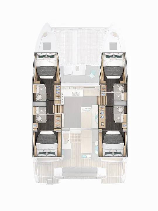 Katamaran Lagoon 43 Hashtag