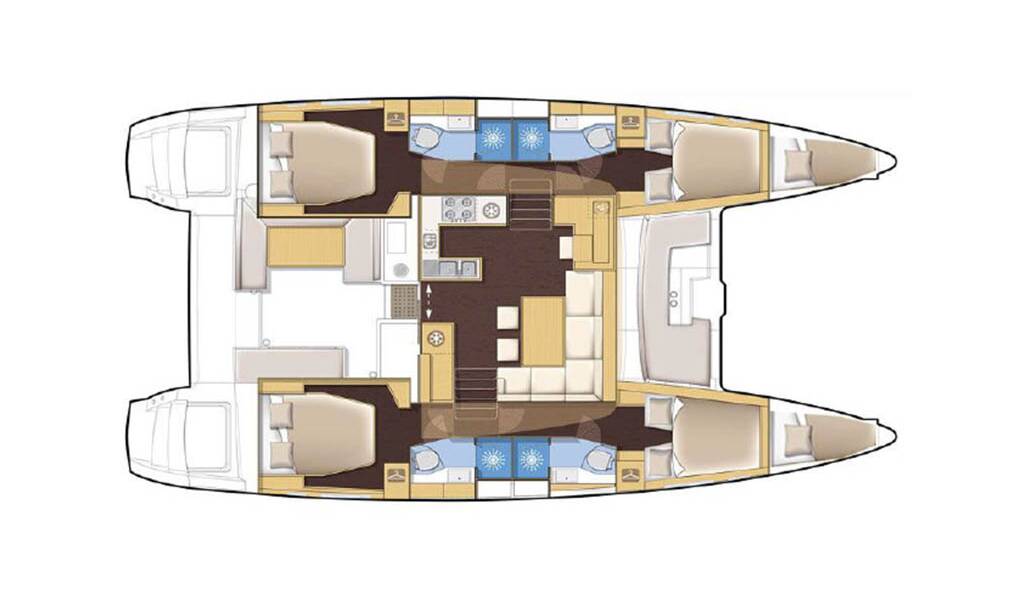 Katamaran Lagoon 450 F Claudia III 