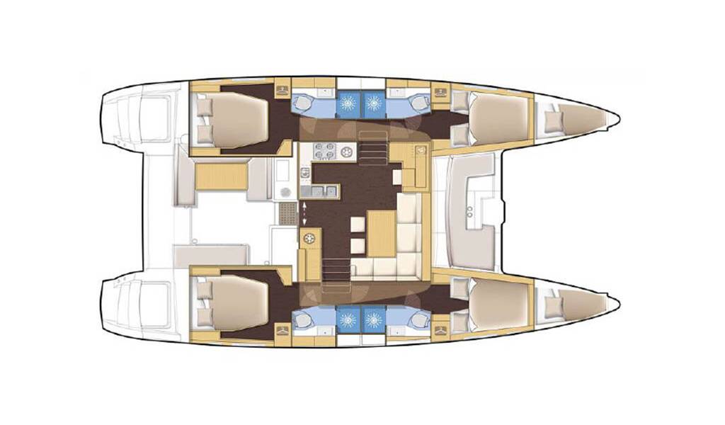 Katamaran Lagoon 450 F Island Queen