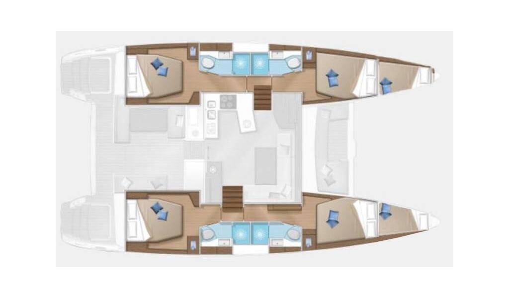 Catamaran Lagoon 450 F Sunce