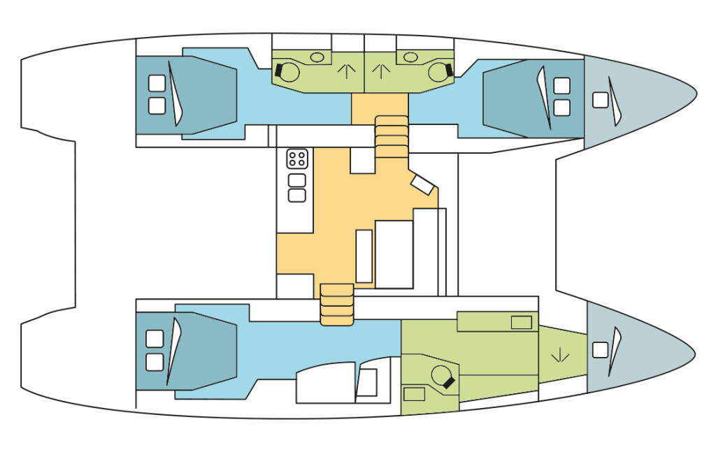 Catamaran Lagoon 46 OW Hevea