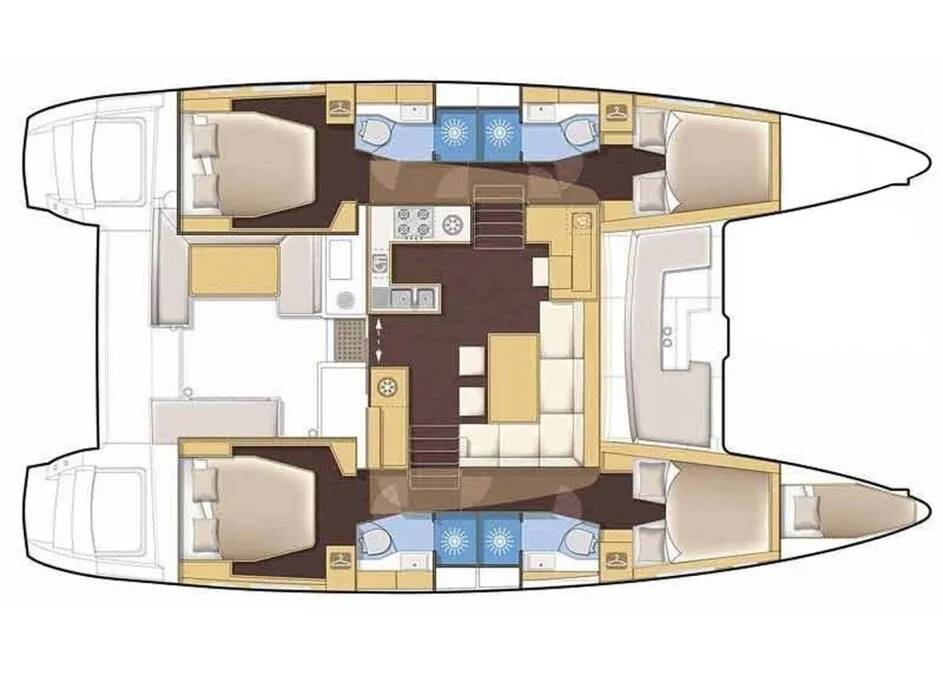 Catamaran Lagoon 46 Sundowner