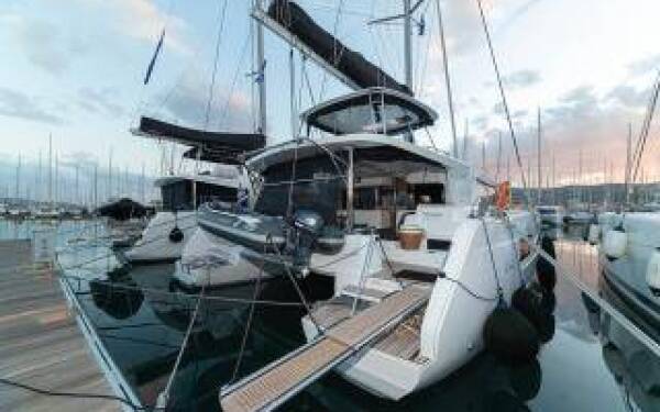 Lagoon 46 Spiritus Lefkas main port