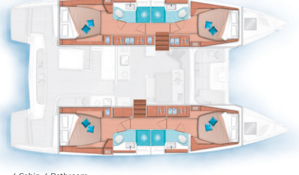 Catamaran Lagoon 46 Blue Dream 48
