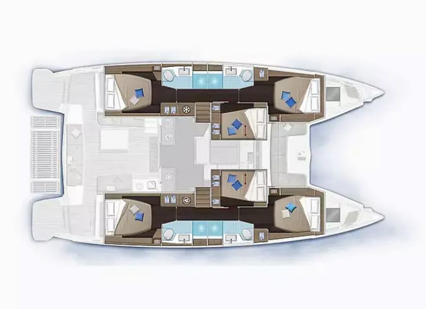 Catamaran Lagoon 51 Errant Vagabond