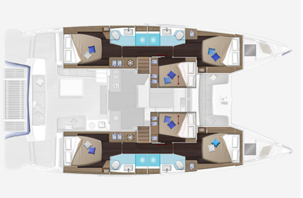Catamaran Lagoon 51 Errant Vagabond