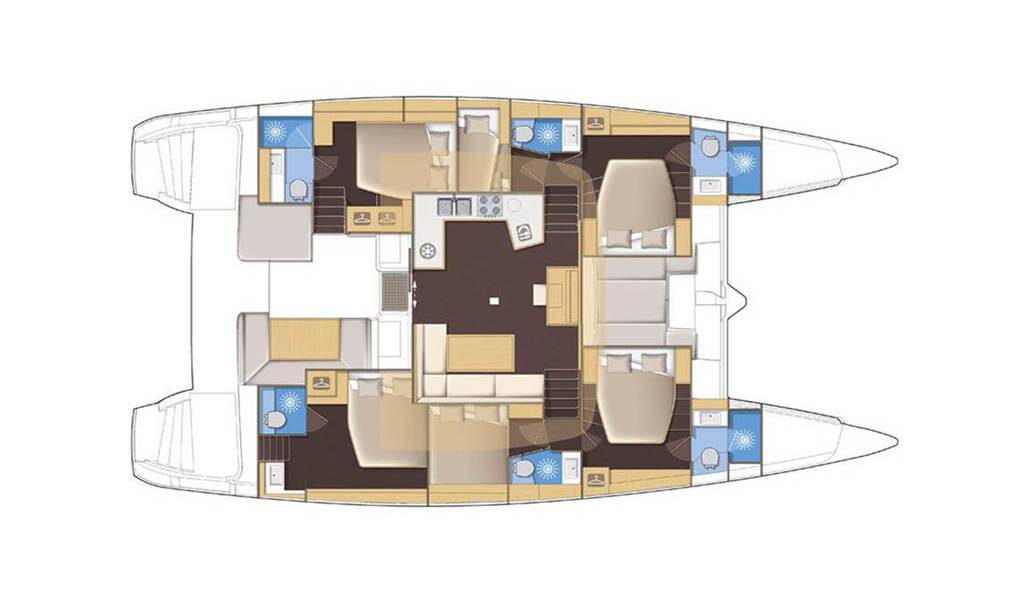 Katamaran Lagoon 52 F El Presidente