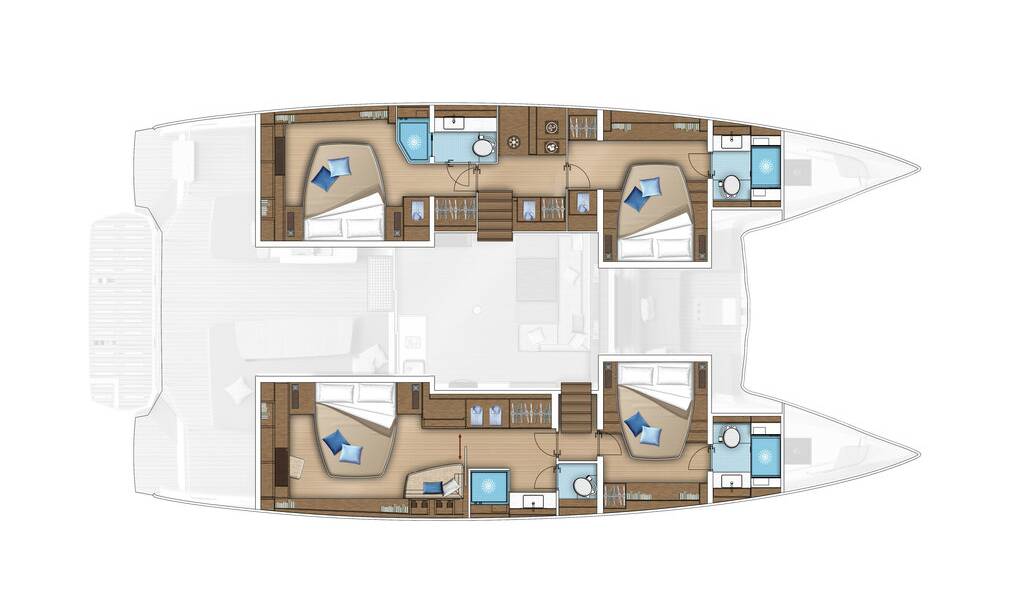Catamaran Lagoon 55 Azul