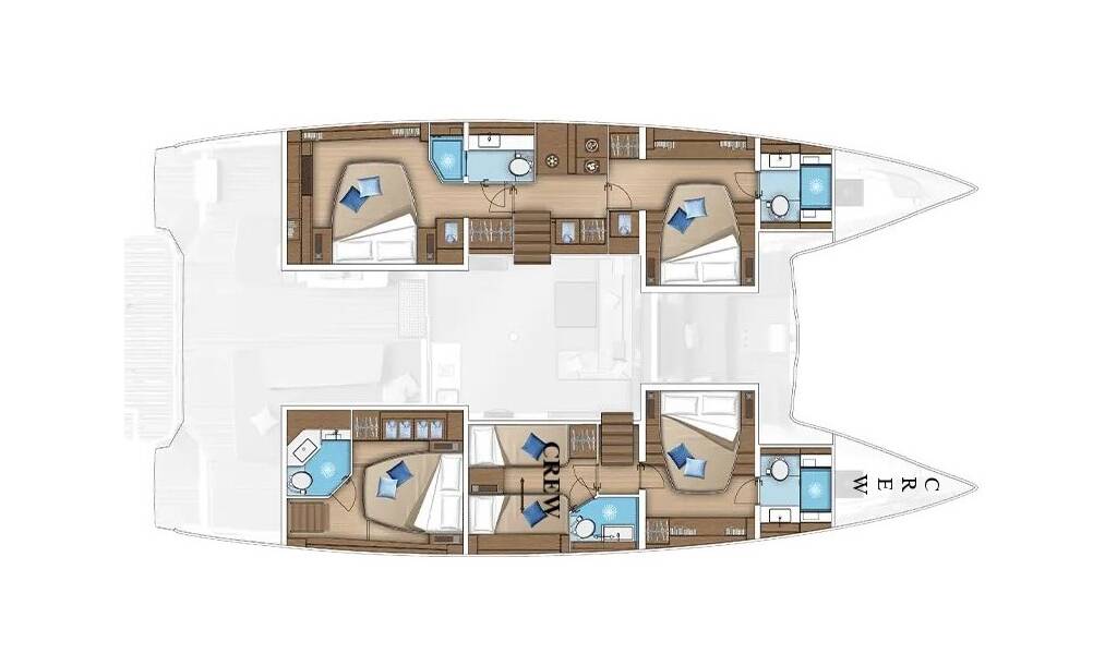 Catamaran Lagoon 55 IRIS