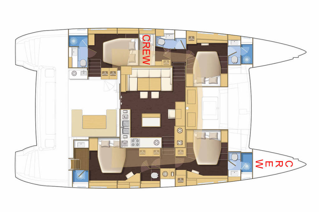 Catamaran Lagoon 560 S2 Starlight (Crewed) 