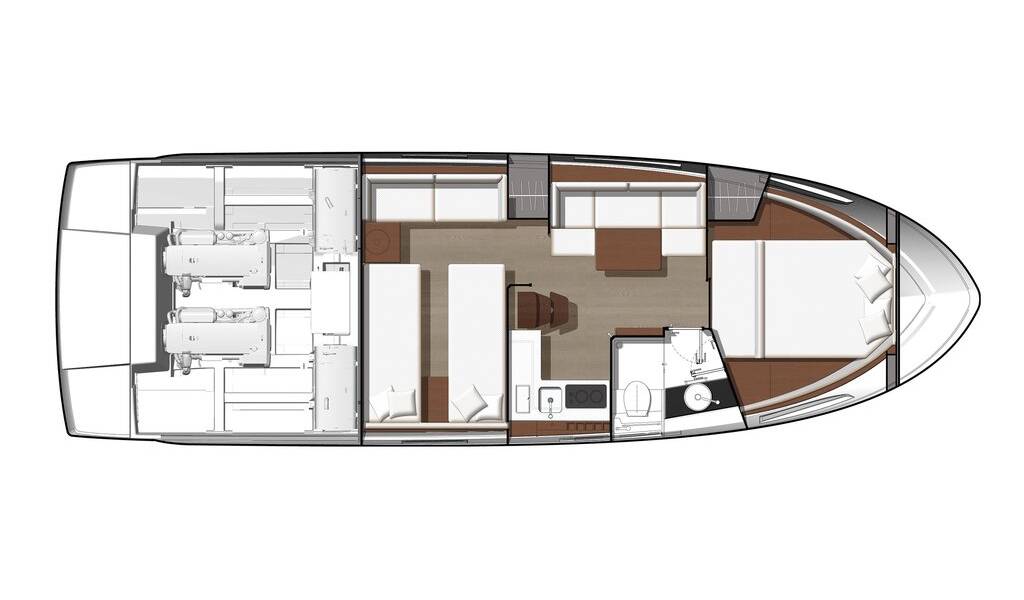 Motorboot Leader 40 Malima