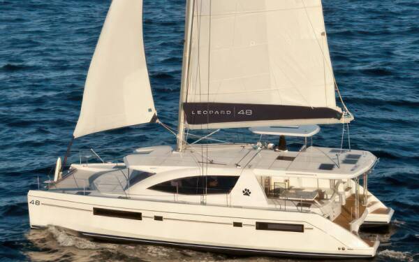 Leopard 48 Satisfaction Lefkas main port