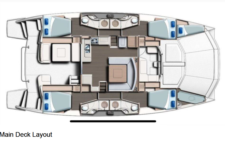 Catamaran Leopard 51 PC Paradise Sea