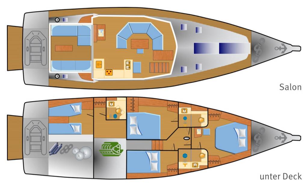 Sailing yacht Moody 54 DS Adventuro