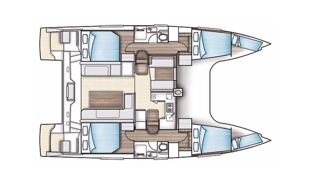 Catamaran Nautitech 40 Open Rosa
