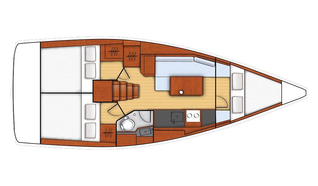 Sailing yacht Oceanis 35 Minta