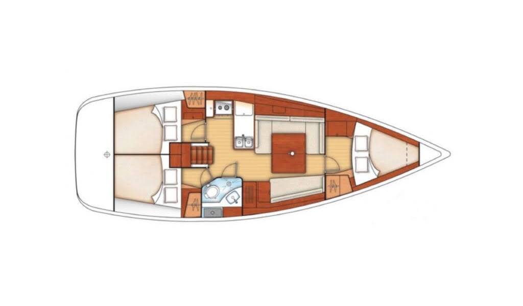 Segelyachten Oceanis 37 Mary