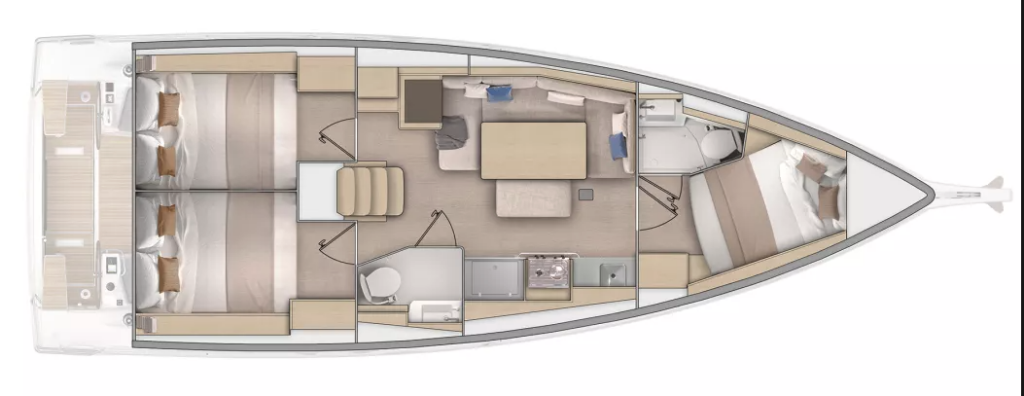 Segelyachten Oceanis 37.1 Mercator