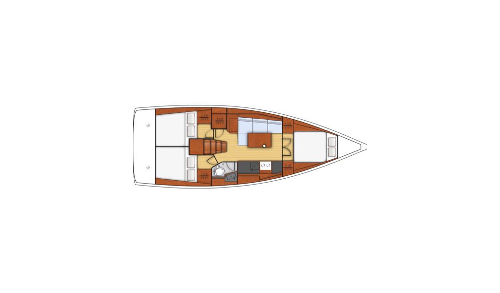 Sailing yacht Oceanis 38 Solar