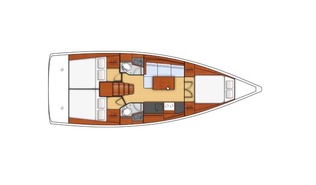 Sailing yacht Oceanis 38 Arsen