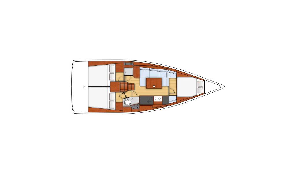 Sailing yacht Oceanis 38 Kos 38.1
