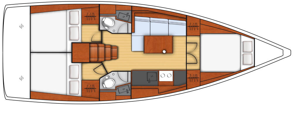 Sailing yacht Oceanis 38.1 Rosa Bella