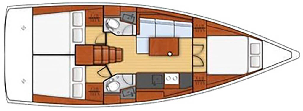 Sailing yacht Oceanis 38.1 CLASS