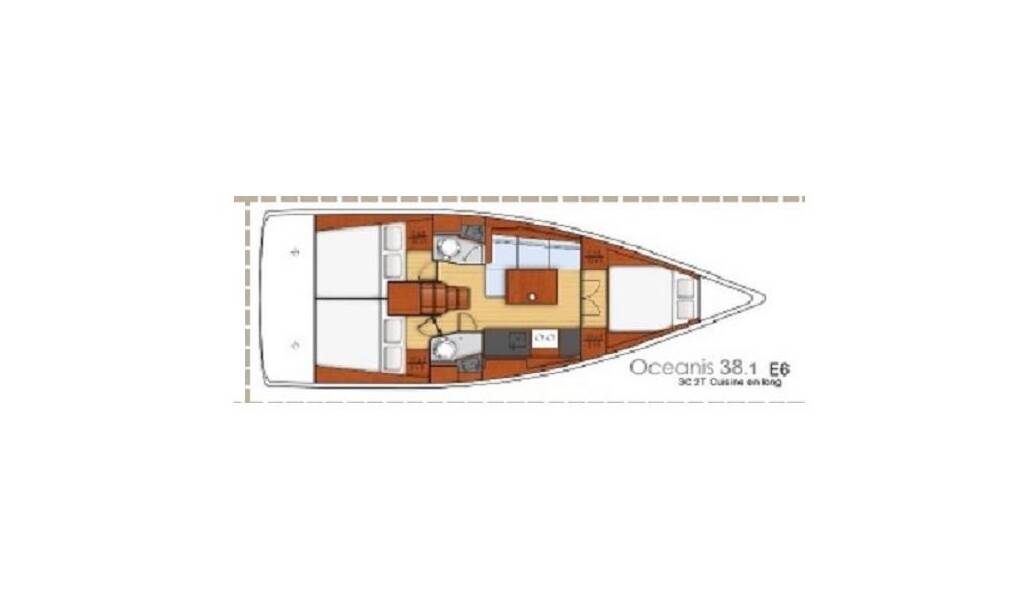 Segelyachten Oceanis 38.1 Elisa