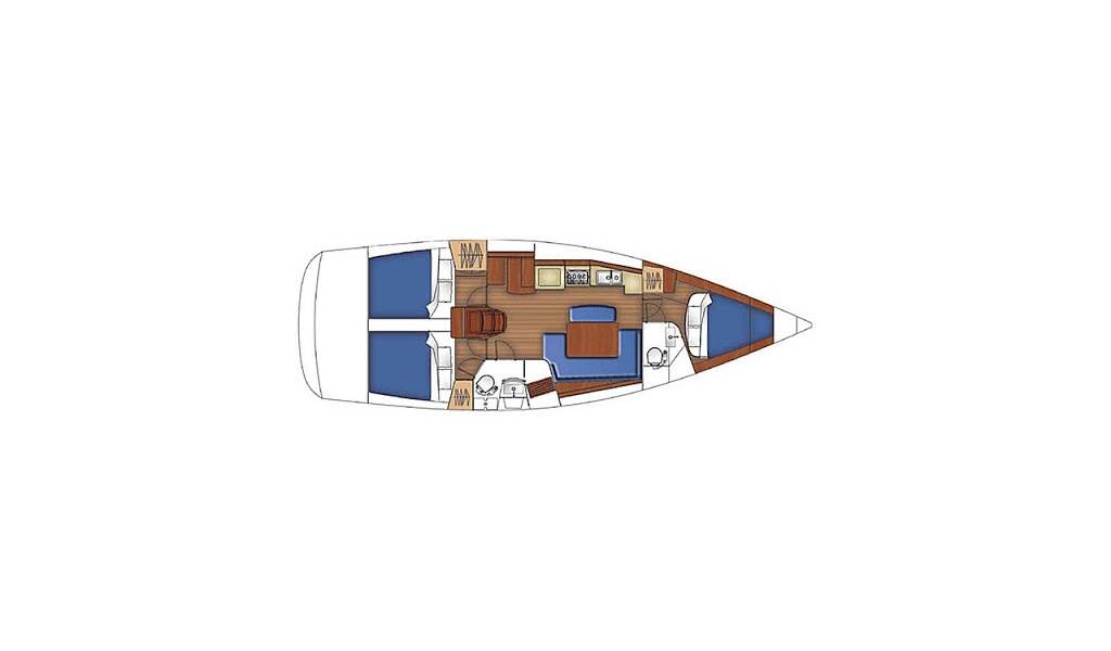 Sailing yacht Oceanis 40 Nar