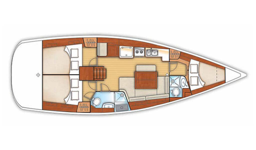 Sailing yacht Oceanis 40 Arietta