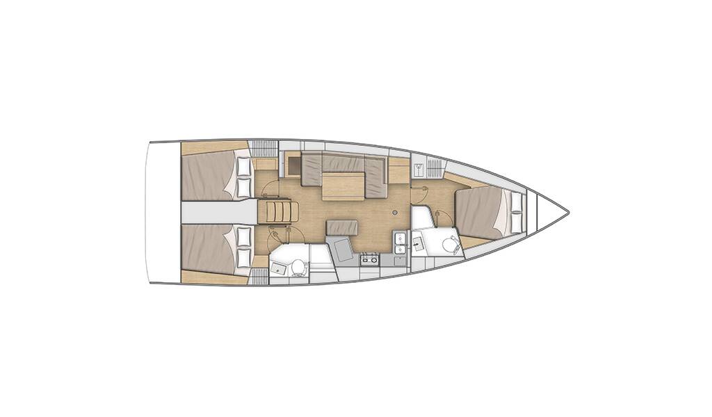 Sailing yacht Oceanis 40.1 Ferrari