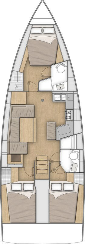 Segelyachten Oceanis 40.1 Champagne