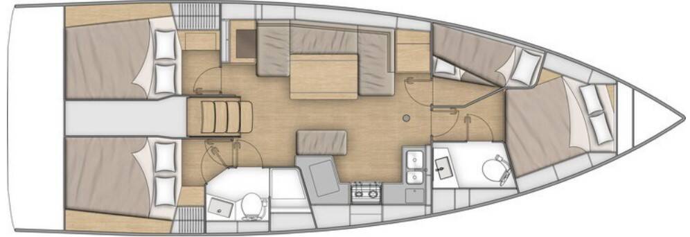 Sailing yacht Oceanis 40.1 Enjoy