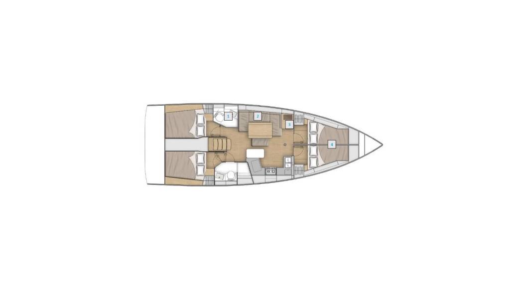 Segelyachten Oceanis 40.1 Albatross