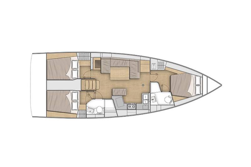 Sailing yacht Oceanis 40.1 Ariadne