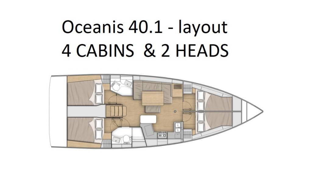 Sailing yacht Oceanis 40.1 Dory
